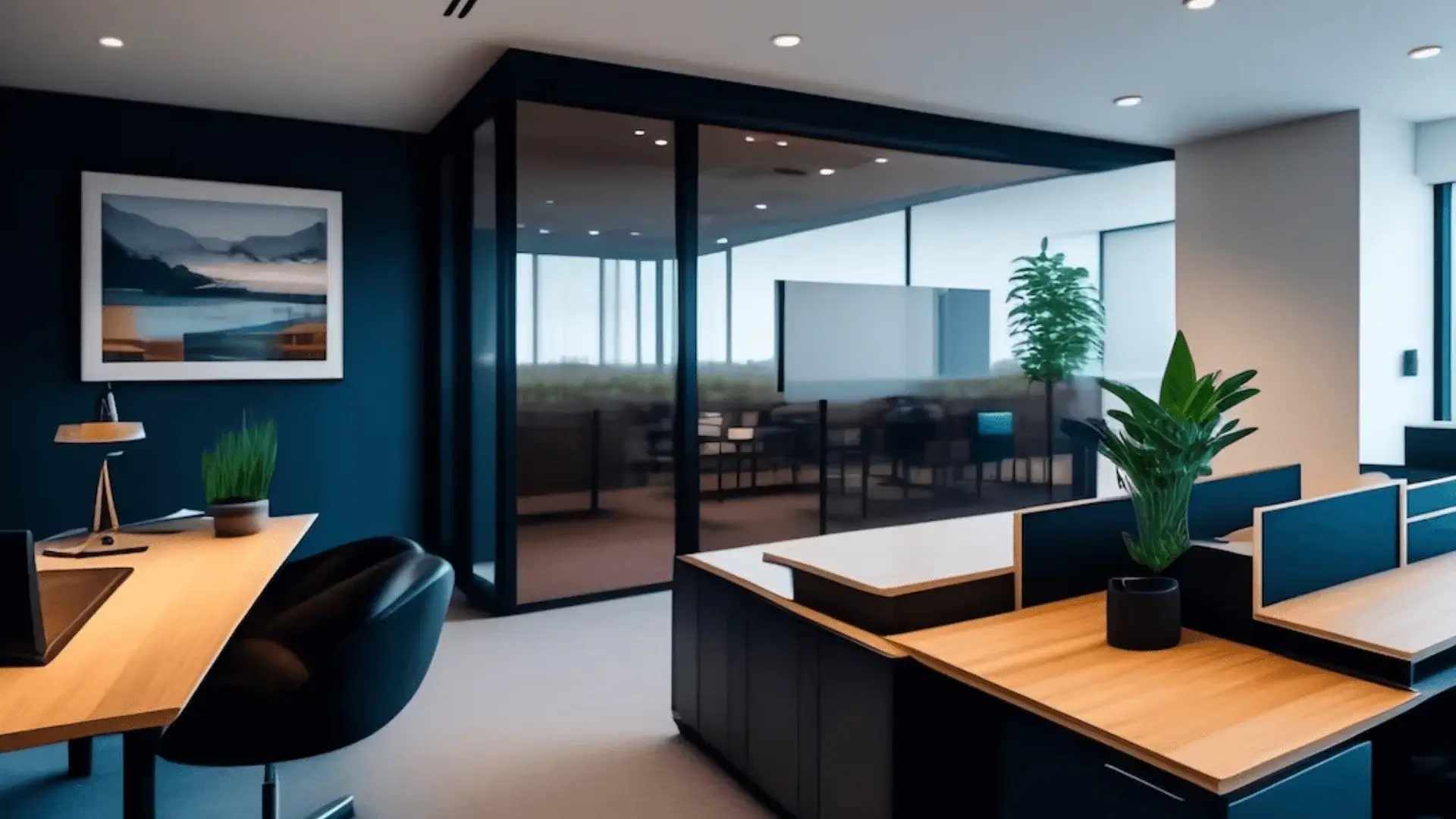 Modern Office Interior Design by voltronix in Dubai